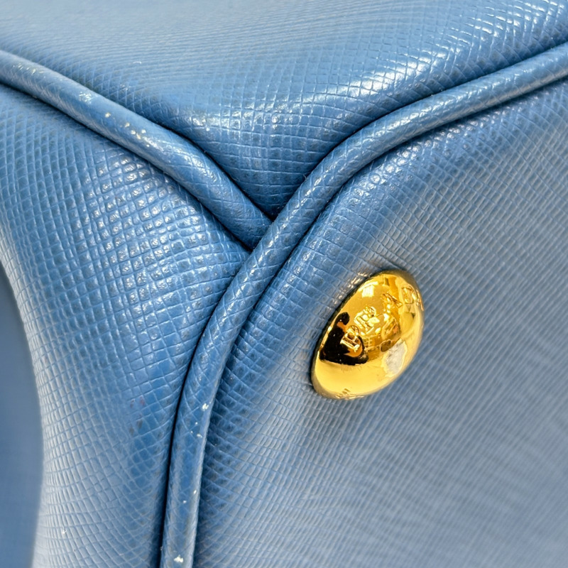 藍色 牛皮 Galleria 两用包【PRADA 普拉達】 BN1874-15