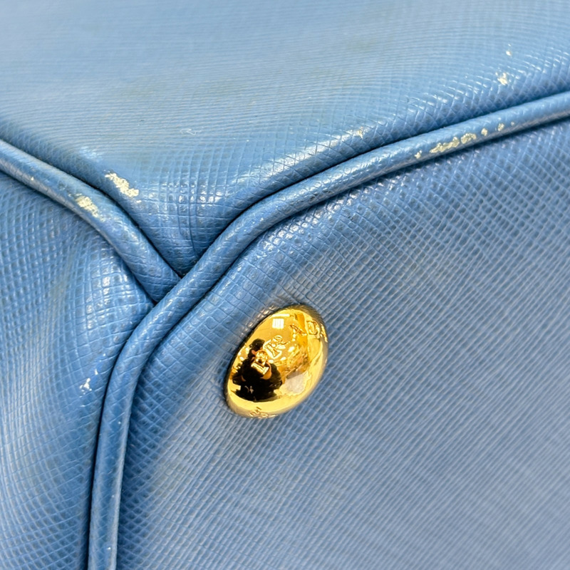 藍色 牛皮 Galleria 两用包【PRADA 普拉達】 BN1874-17