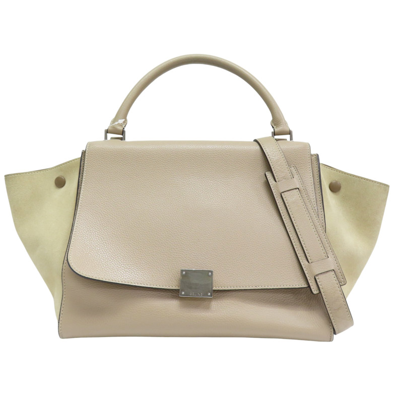 Trapeze 两用包 淺棕色 牛皮【CELINE 賽琳】-0