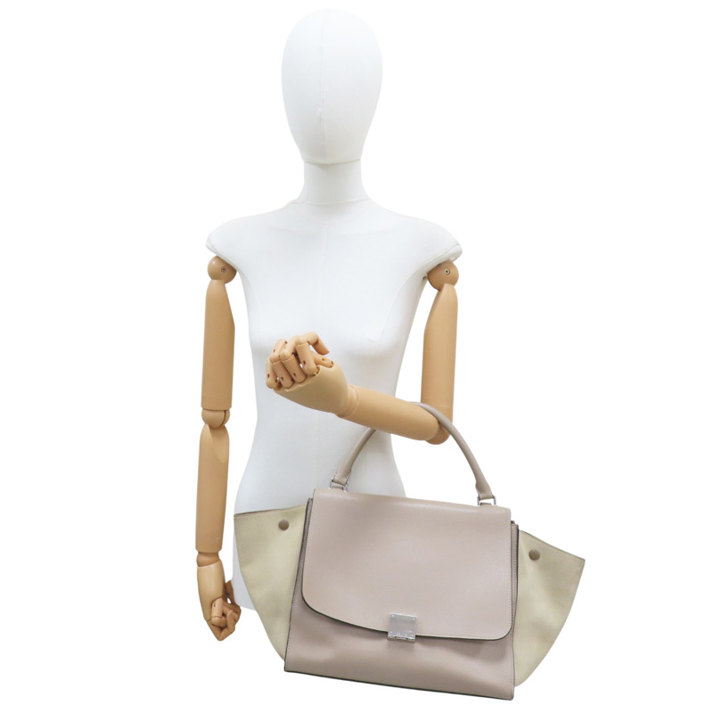 Trapeze 两用包 淺棕色 牛皮【CELINE 賽琳】-8