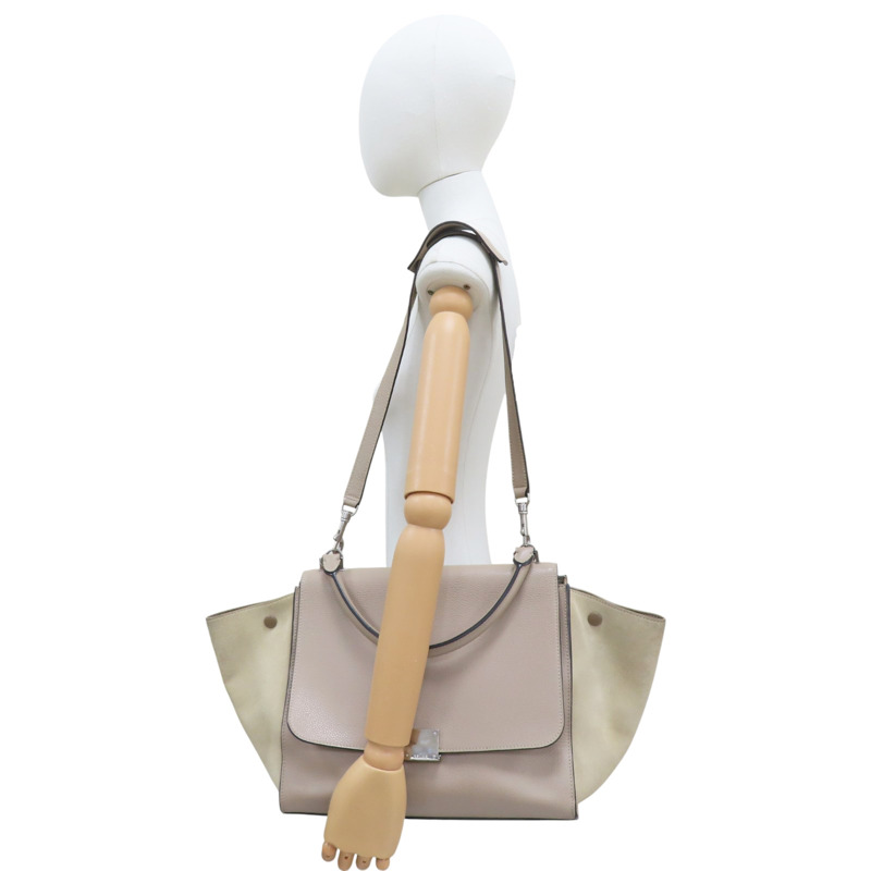 Trapeze 两用包 淺棕色 牛皮【CELINE 賽琳】-9