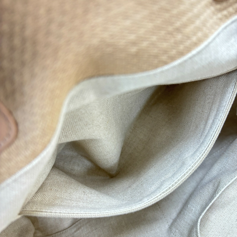 米色 帆布 Deauville MM 肩背包【CHANEL 香奈兒】 AS3257-5