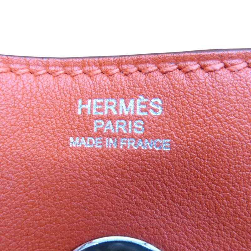 牡丹紅 Swift牛皮 Lindy 30 肩背包 □R刻 銀釦【HERMES 愛馬仕】-5