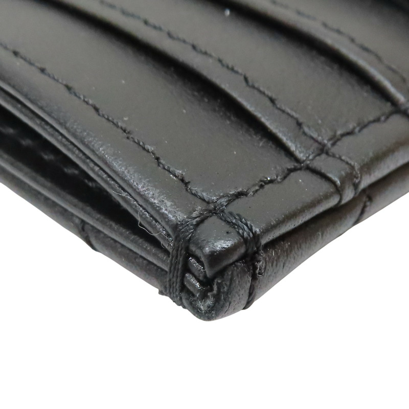 黑色 菱格紋 牛皮 名片夾 卡夾【CHANEL 香奈兒】-10