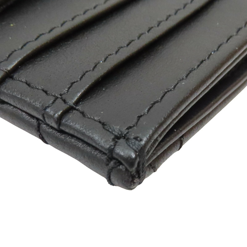 黑色 菱格紋 牛皮 名片夾 卡夾【CHANEL 香奈兒】-11