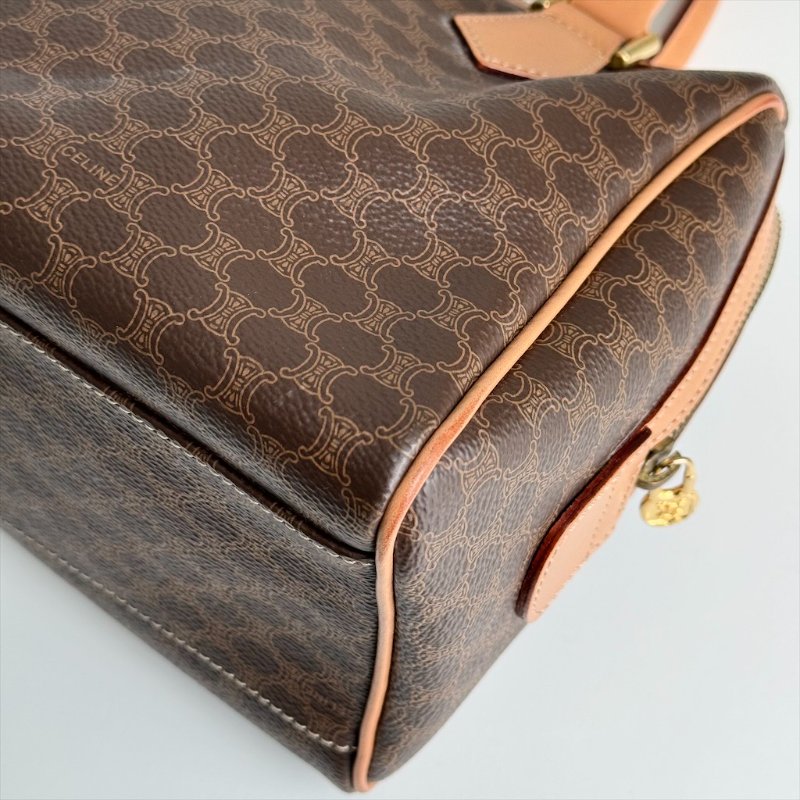 𝐂𝐄𝐋𝐈𝐍𝐄棕老花𝟐𝟓𝐜𝐦波士頓包(贈專櫃背帶)-8