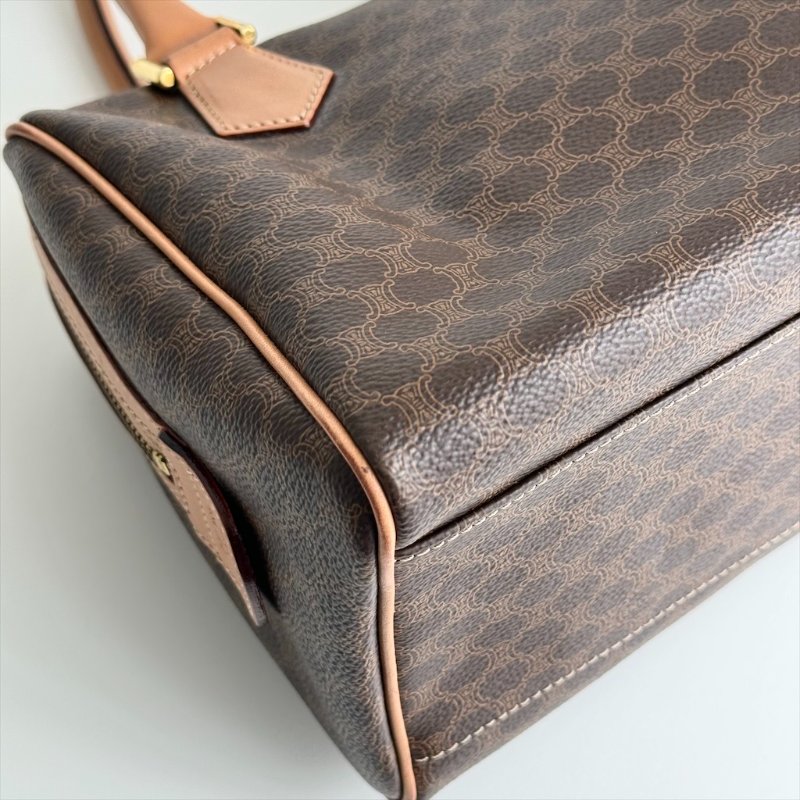 𝐂𝐄𝐋𝐈𝐍𝐄棕老花𝟐𝟓𝐜𝐦波士頓包(贈專櫃背帶)-9