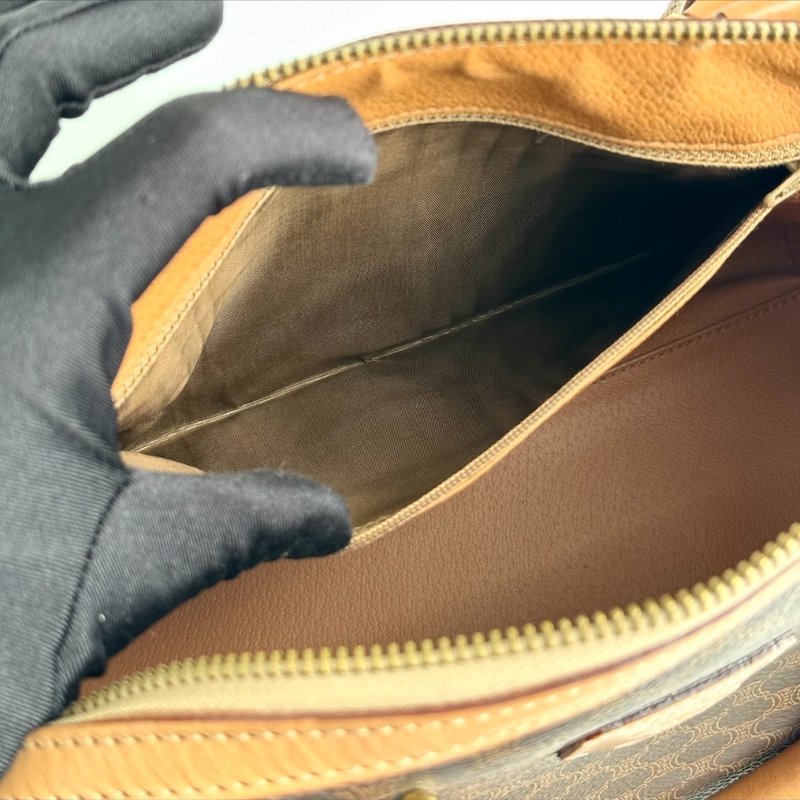 𝐂𝐄𝐋𝐈𝐍𝐄棕老花𝟐𝟓𝐜𝐦波士頓包(贈專櫃背帶)-14