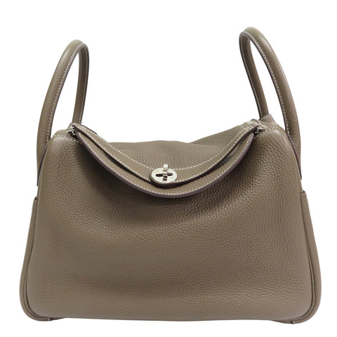 大象灰 Togo牛皮 Lindy 30 D刻 銀扣【HERMES 愛馬仕】