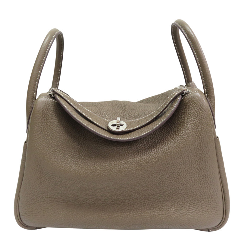 大象灰 Togo牛皮 Lindy 30 D刻 銀扣【HERMES 愛馬仕】-0