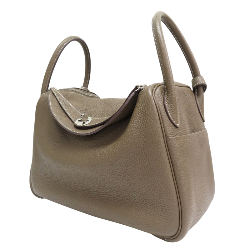 大象灰 Togo牛皮 Lindy 30 D刻 銀扣【HERMES 愛馬仕】-2