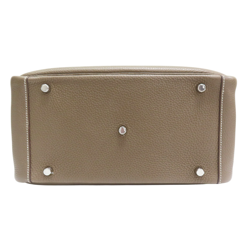 大象灰 Togo牛皮 Lindy 30 D刻 銀扣【HERMES 愛馬仕】-3