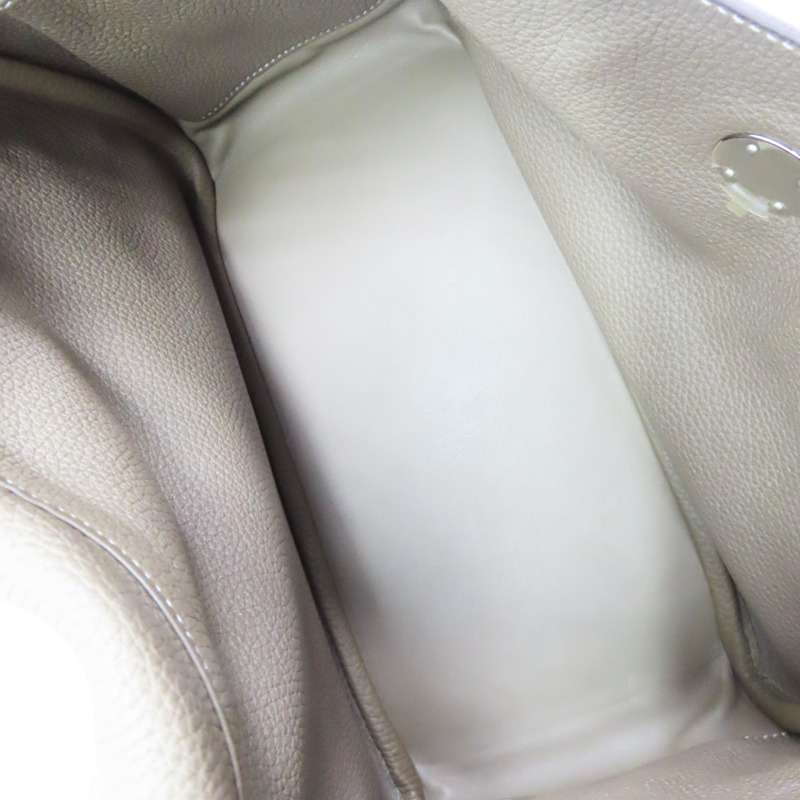 大象灰 Togo牛皮 Lindy 30 D刻 銀扣【HERMES 愛馬仕】-4