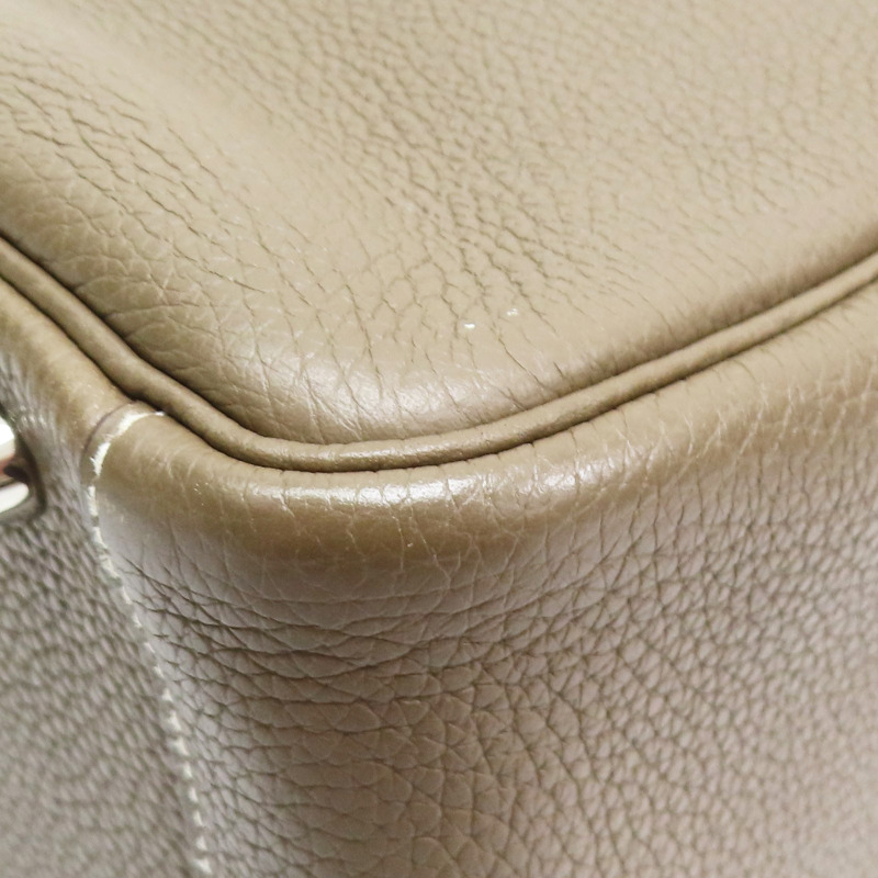 大象灰 Togo牛皮 Lindy 30 D刻 銀扣【HERMES 愛馬仕】-11