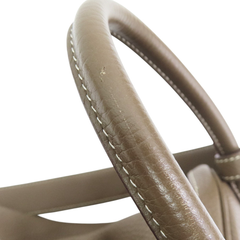 大象灰 Togo牛皮 Lindy 30 D刻 銀扣【HERMES 愛馬仕】-12