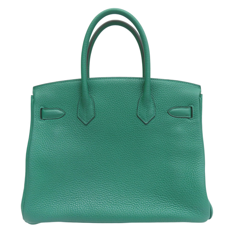 絲絨綠 Togo牛皮 Birkin30 柏金包 手提包 C刻 銀扣【HERMES 愛馬仕】 C刻-1