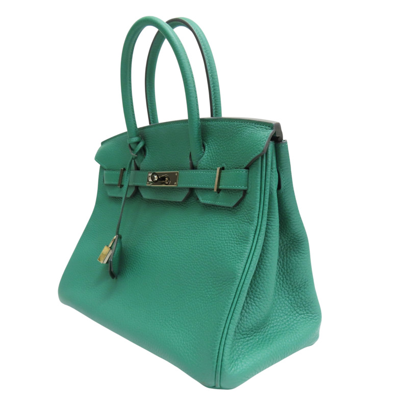 絲絨綠 Togo牛皮 Birkin30 柏金包 手提包 C刻 銀扣【HERMES 愛馬仕】 C刻-2