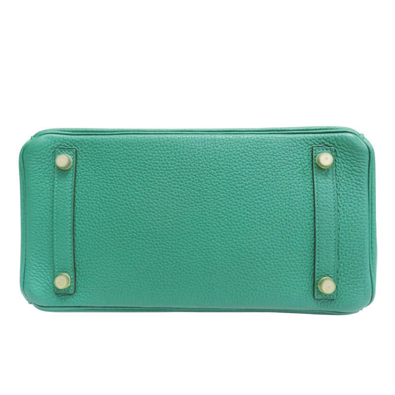 絲絨綠 Togo牛皮 Birkin30 柏金包 手提包 C刻 銀扣【HERMES 愛馬仕】 C刻-3