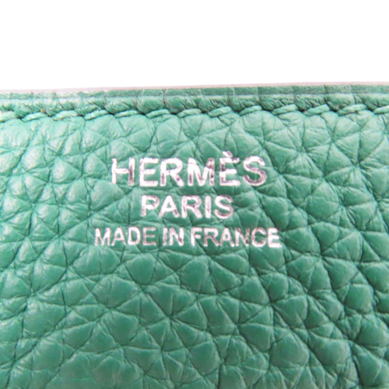 絲絨綠 Togo牛皮 Birkin30 柏金包 手提包 C刻 銀扣【HERMES 愛馬仕】 C刻-7