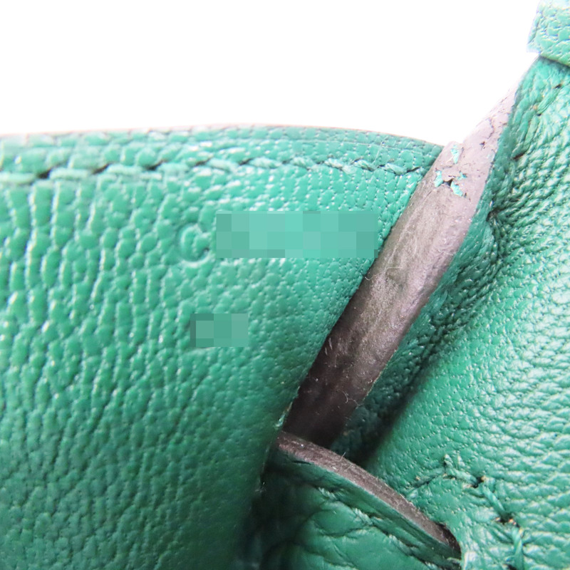 絲絨綠 Togo牛皮 Birkin30 柏金包 手提包 C刻 銀扣【HERMES 愛馬仕】 C刻-8