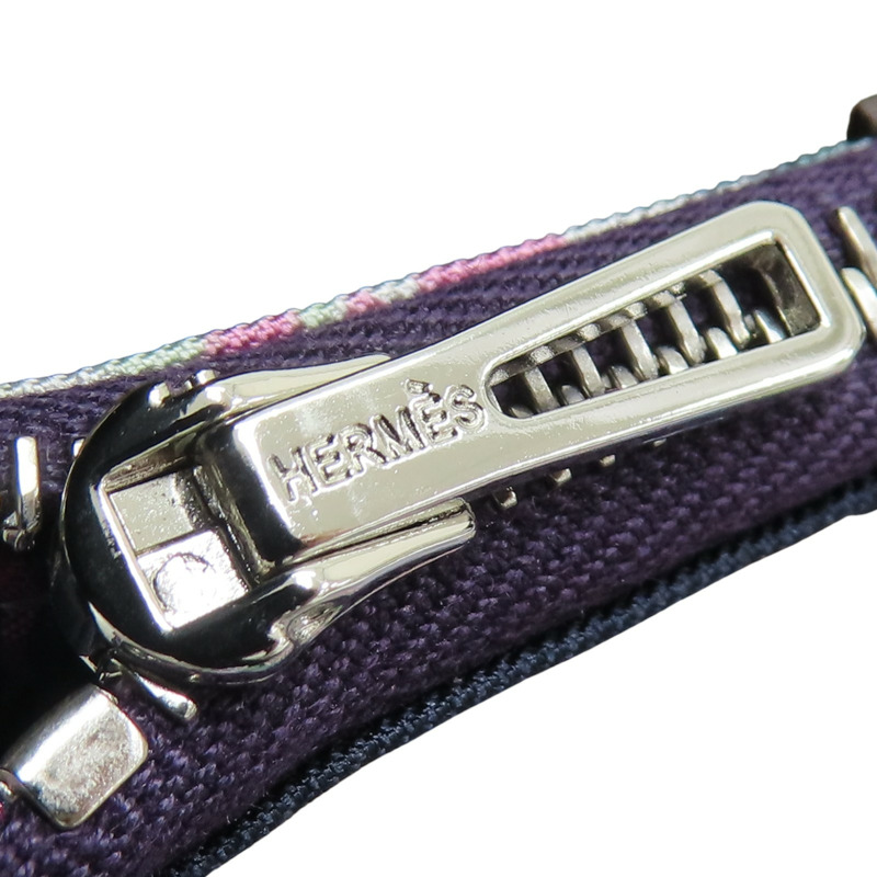 灰色 Epsom牛皮 Silk'in Compact 短夾 W刻【HERMES 愛馬仕】-14