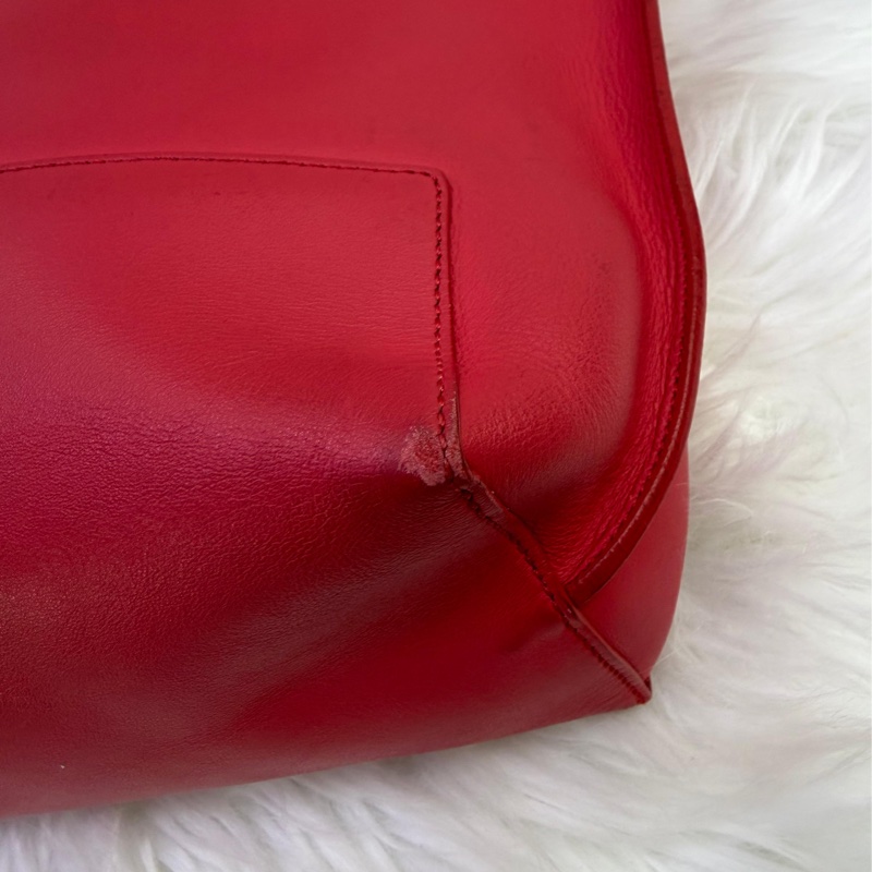 Mulberry Blossom Tote leather tote Very good condition Red, Leather-1