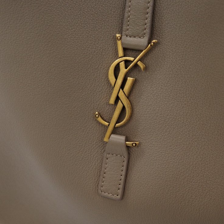 超級新₍•ʚ•₎•ʚ•₎•ʚ•₎【CP 精選🌟小編推薦】Saint Laurent 聖羅蘭 Le 5 À 7 小型 大象灰 牛皮 Hobo Bag 單肩包-7