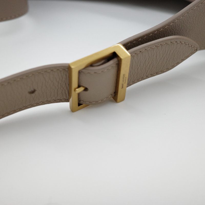 超級新₍•ʚ•₎•ʚ•₎•ʚ•₎【CP 精選🌟小編推薦】Saint Laurent 聖羅蘭 Le 5 À 7 小型 大象灰 牛皮 Hobo Bag 單肩包-12