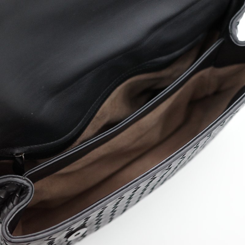 【專櫃 15 萬♥️】Bottega Veneta 寶緹嘉 經典系列 黑色牛皮 編織 單肩包 鏈條包 通勤百搭-6