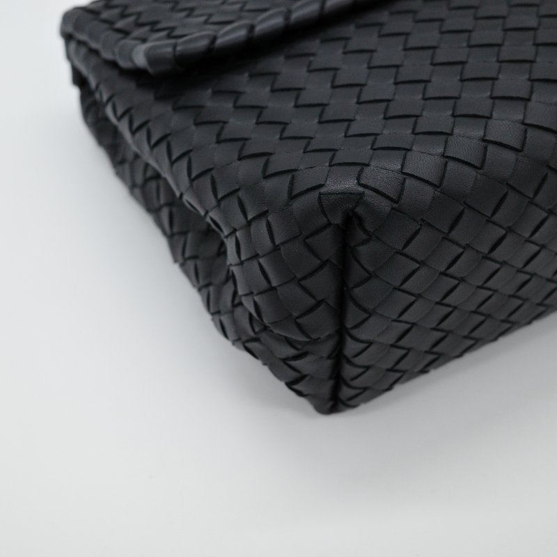 【專櫃 15 萬♥️】Bottega Veneta 寶緹嘉 經典系列 黑色牛皮 編織 單肩包 鏈條包 通勤百搭-10