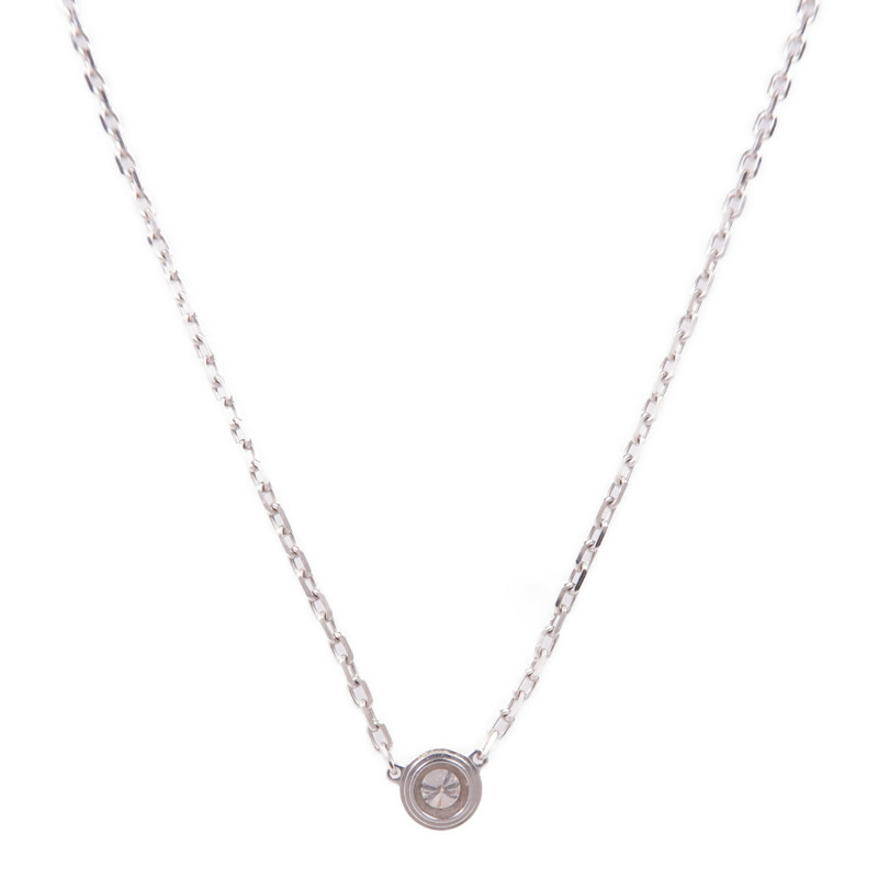 CARTIER 18K白金d'Amour Diamond Pendant鑽石項鍊-1