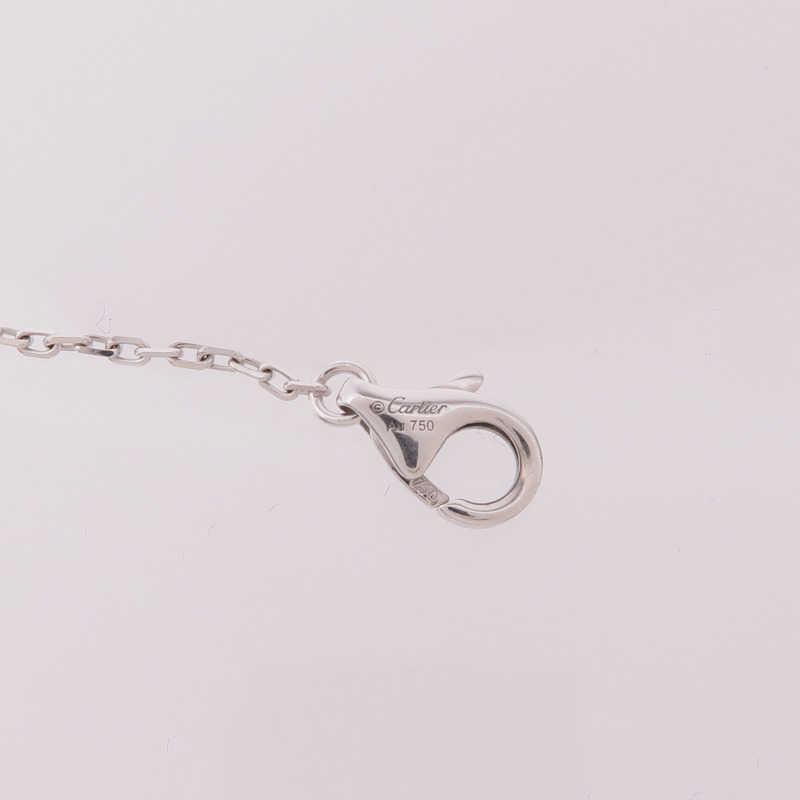 CARTIER 18K白金d'Amour Diamond Pendant鑽石項鍊-5