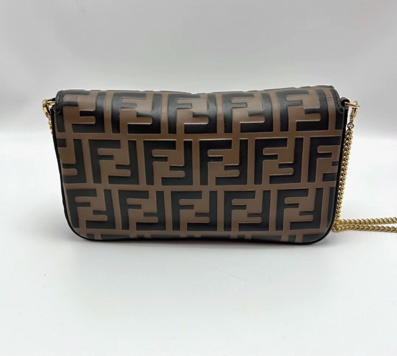 FENDI 老花三合一鏈條包21.5*12*3 98新配件塵袋-4