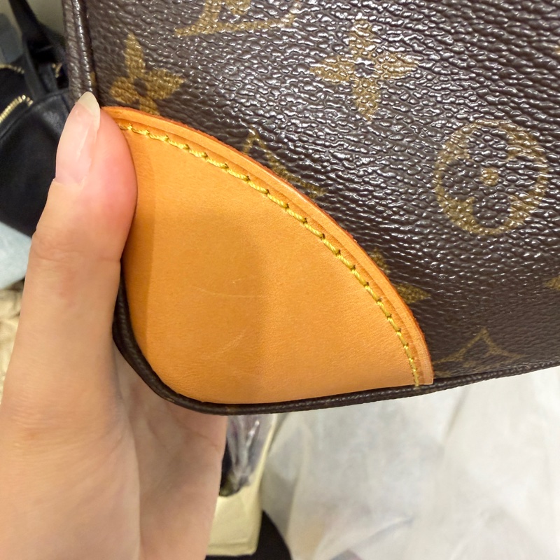 LV老花牛仔包-10