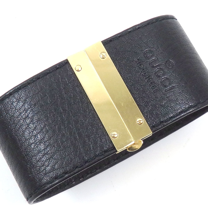 Gucci 女士手鐲腕錶，石英機芯，不鏽鋼皮革錶帶，7800L 電池供電-5