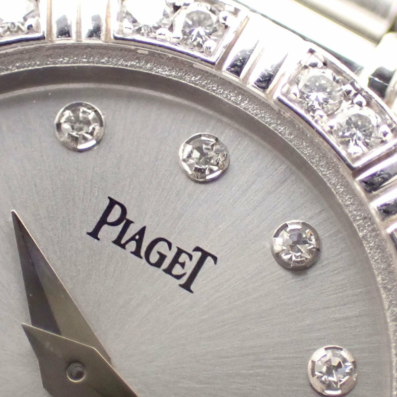 伯爵迷你舞者女士腕錶，石英機芯，WG 5964A，電池供電，18K白金，750，鑲鑽-7