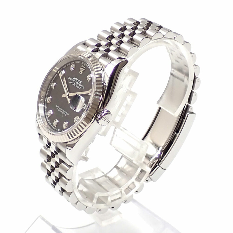 Rolex Datejust 男士腕錶 126234 自動上鍊，隨機編號，不鏽鋼、白金、鑲鑽腕錶-1