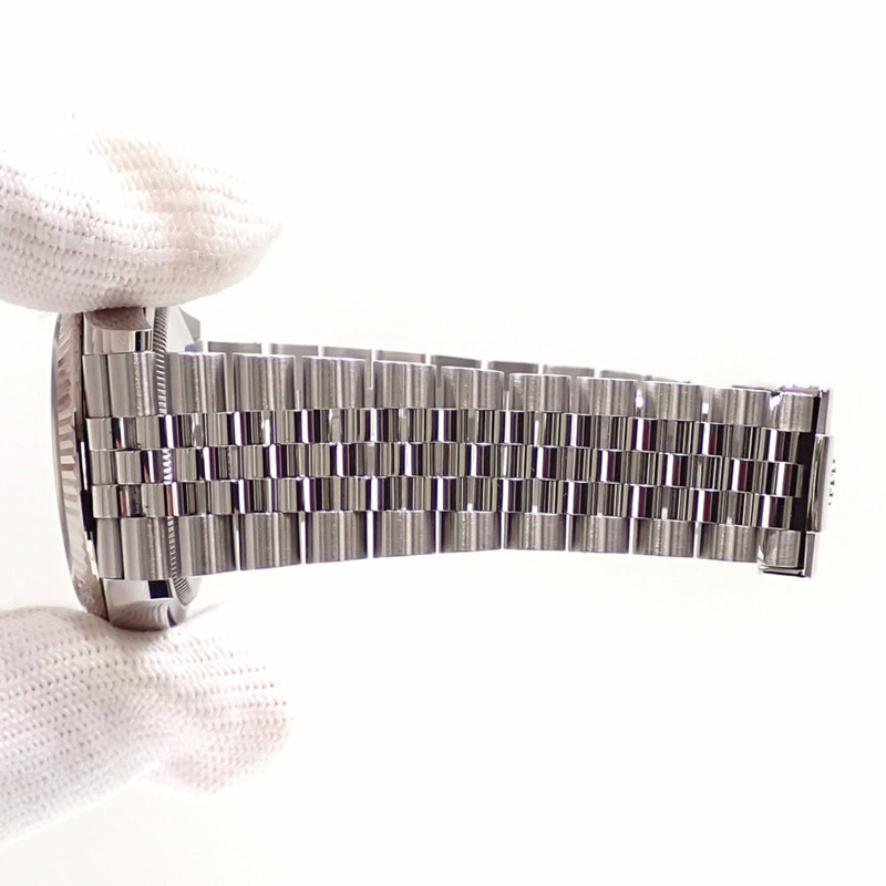 Rolex Datejust 男士腕錶 126234 自動上鍊，隨機編號，不鏽鋼、白金、鑲鑽腕錶-2