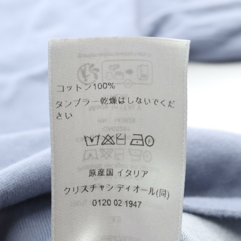 Christian Dior Couture 純棉藍色T卹 #XS 二手男款-3