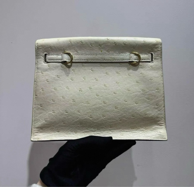 愛馬仕/Hermès 全套 kelly danse  奶油白金扣z刻-2