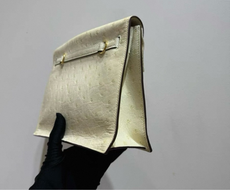 愛馬仕/Hermès 全套 kelly danse  奶油白金扣z刻-3