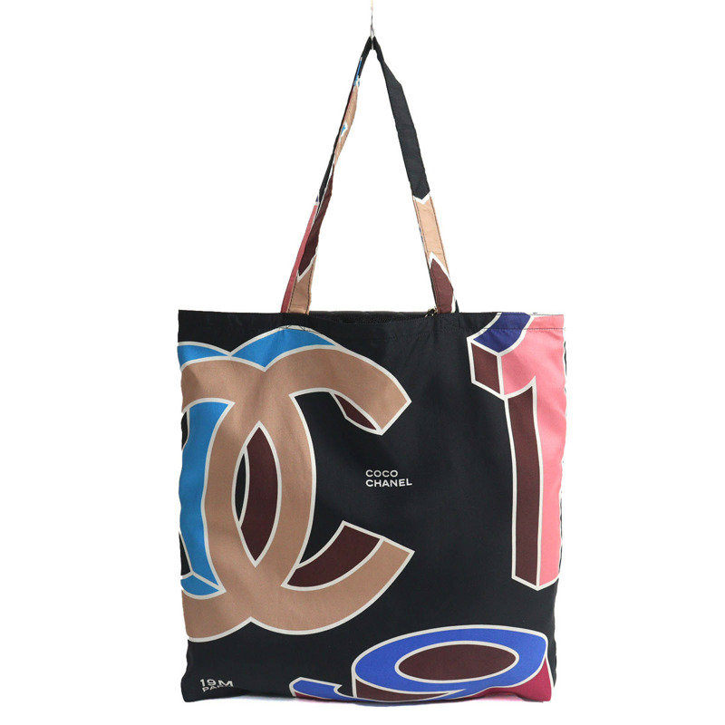 香奈兒 Coco Mark 魚子醬皮革鏈條單肩包，隨機序號，黑色/多色，含包裝盒和防塵袋，意大利製造，女士款-2