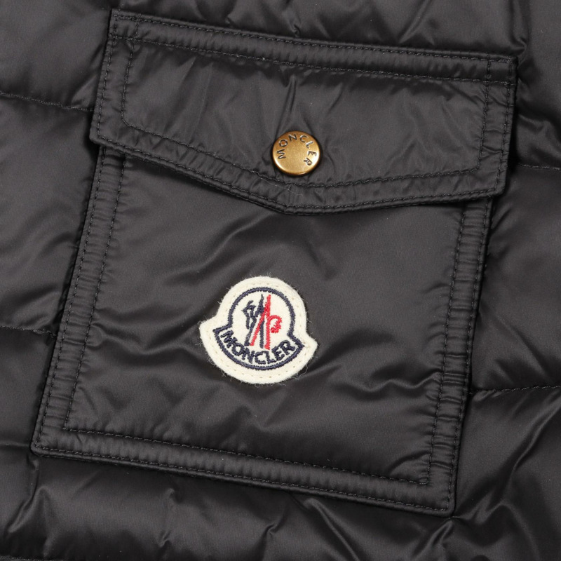MONCLER 羊毛混紡開襟衫羽絨外套 9B00028M4281999S 黑色 #S 新款 女款-5