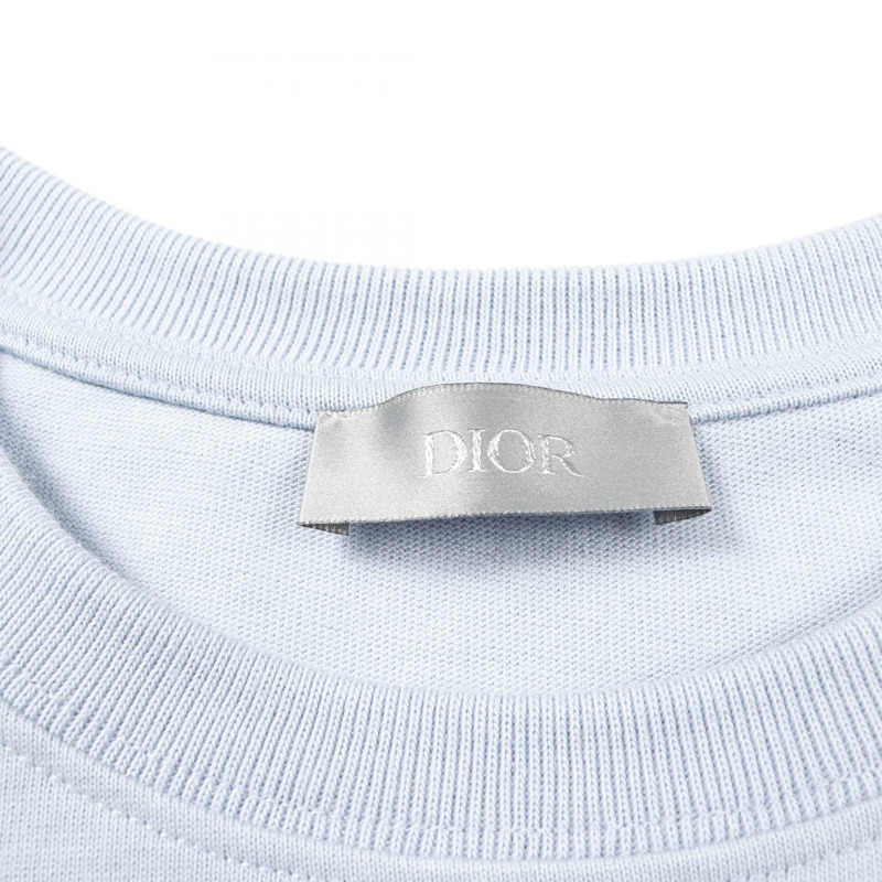 Christian Dior CD ICON 純棉T卹 藍色 #XS 二手男款-2