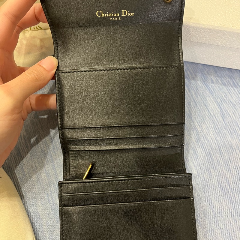 Dior 短夾 附盒子 防塵袋-1