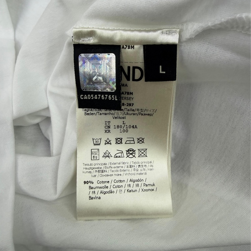 FENDI 白色t 恤-2