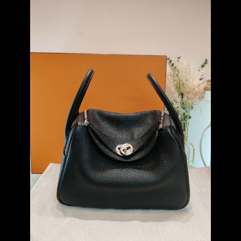 Hermes Lindy 26 黑銀