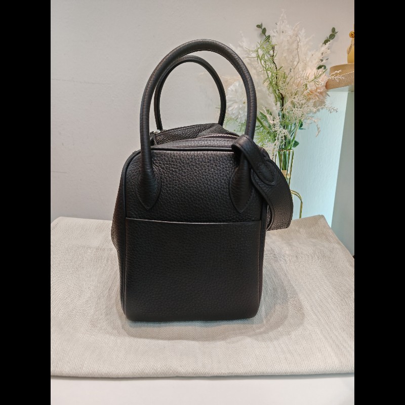 Hermes Lindy 26 黑銀-3