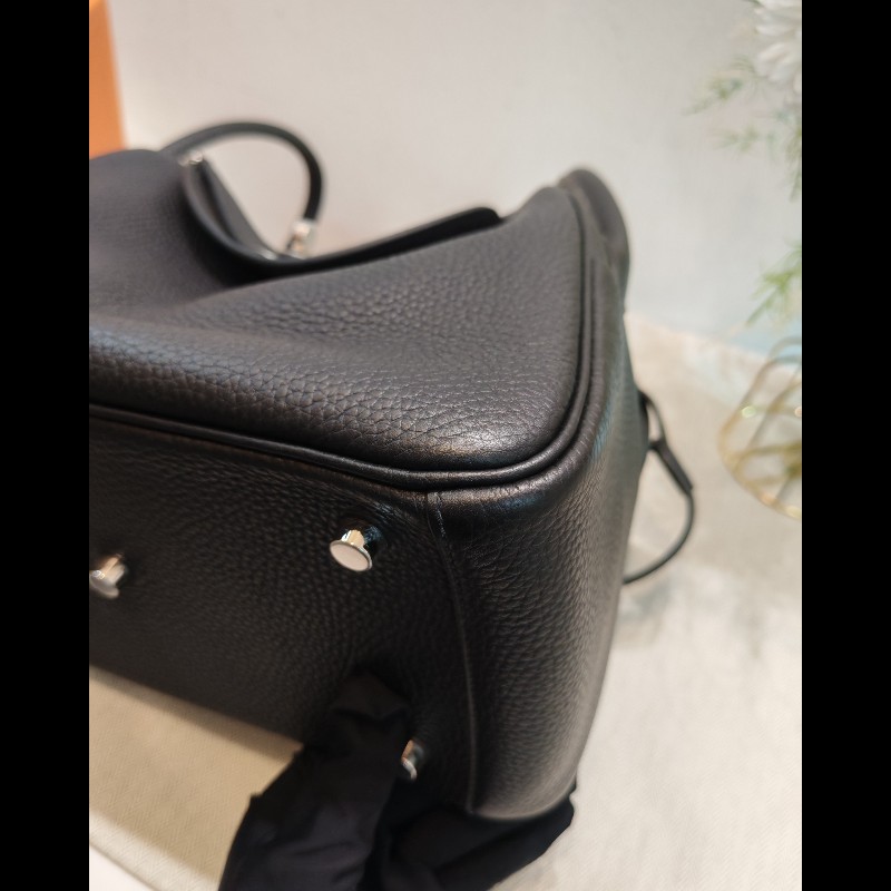 Hermes Lindy 26 黑銀-6