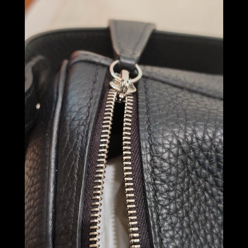 Hermes Lindy 26 黑銀-15